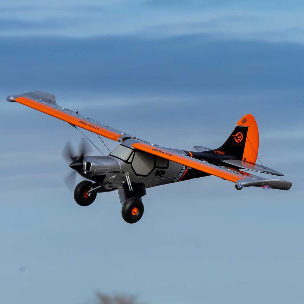 E-flite Micro Scrappy STOL 800mm RC Plane BNF Basic EFL02150D