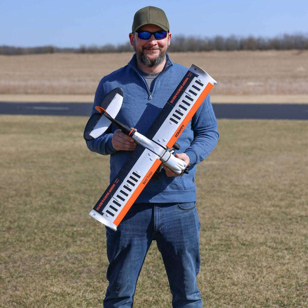 E-flite Micro Scrappy STOL 800mm RC Plane BNF Basic EFL02150D