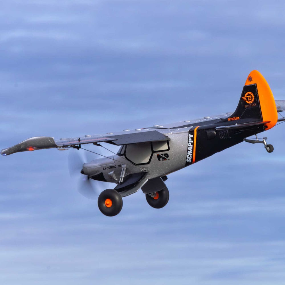 E-flite Micro Scrappy STOL 800mm RC Plane BNF Basic EFL02150D