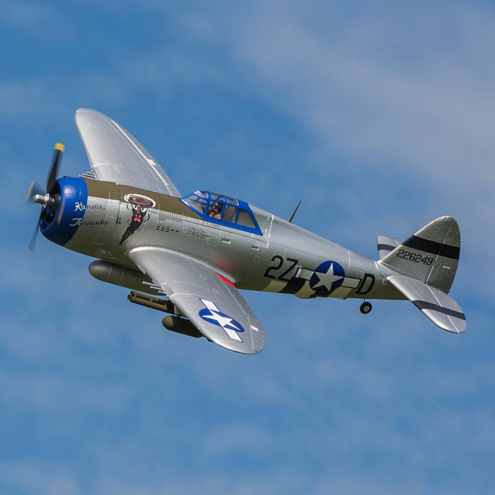 E-Flite P-47 Razorback 1.2m with Smart Technology BNF Basic EFL08450