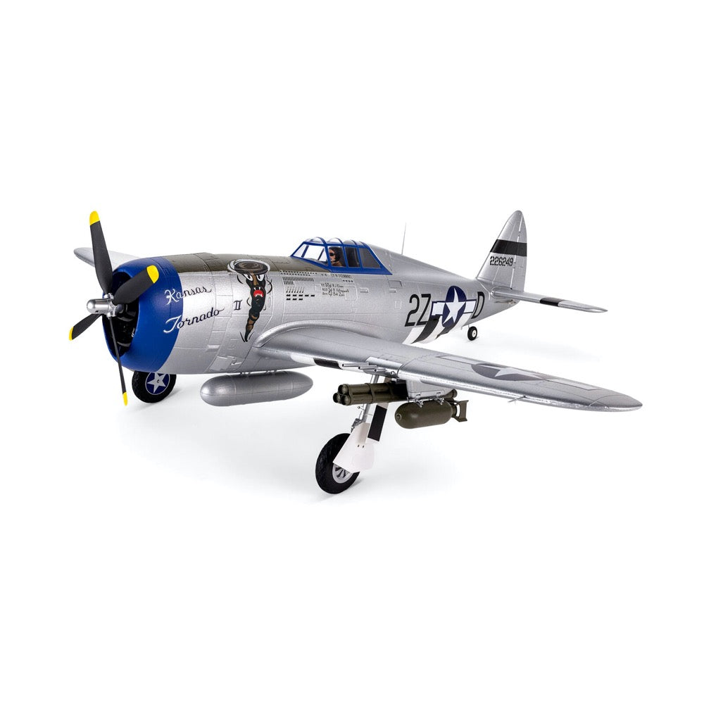 E-Flite P-47 Razorback 1.2m with Smart Technology BNF Basic EFL08450