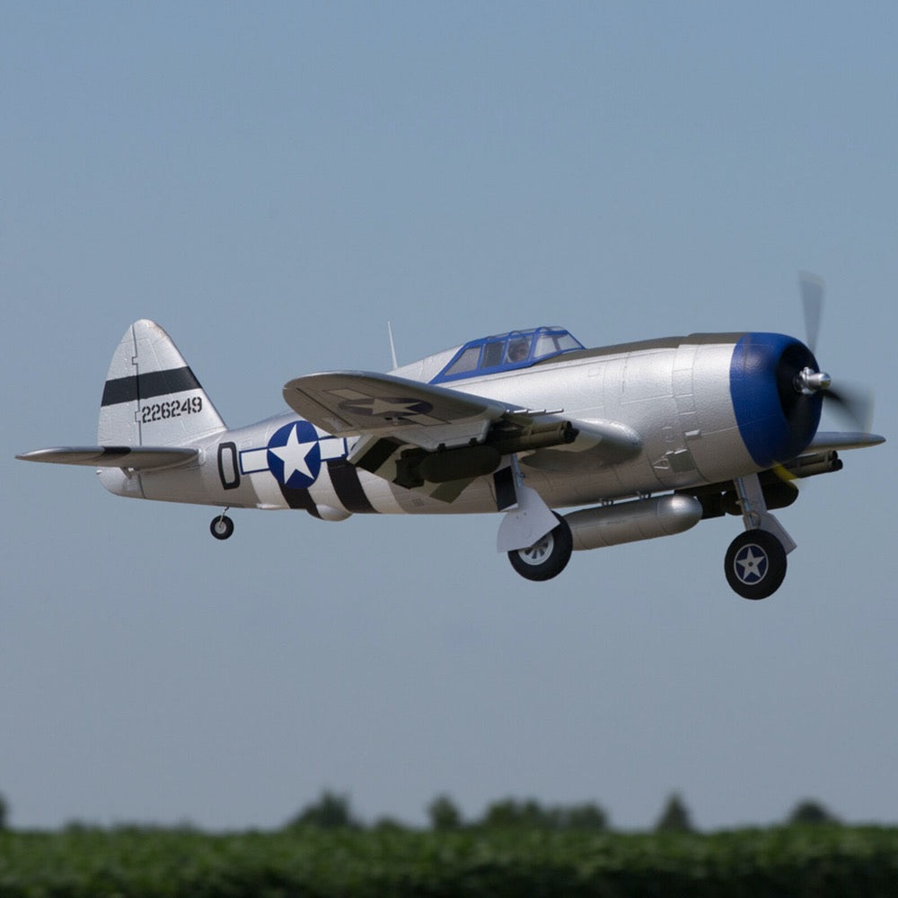 E-Flite P-47 Razorback 1.2m with Smart Technology BNF Basic EFL08450