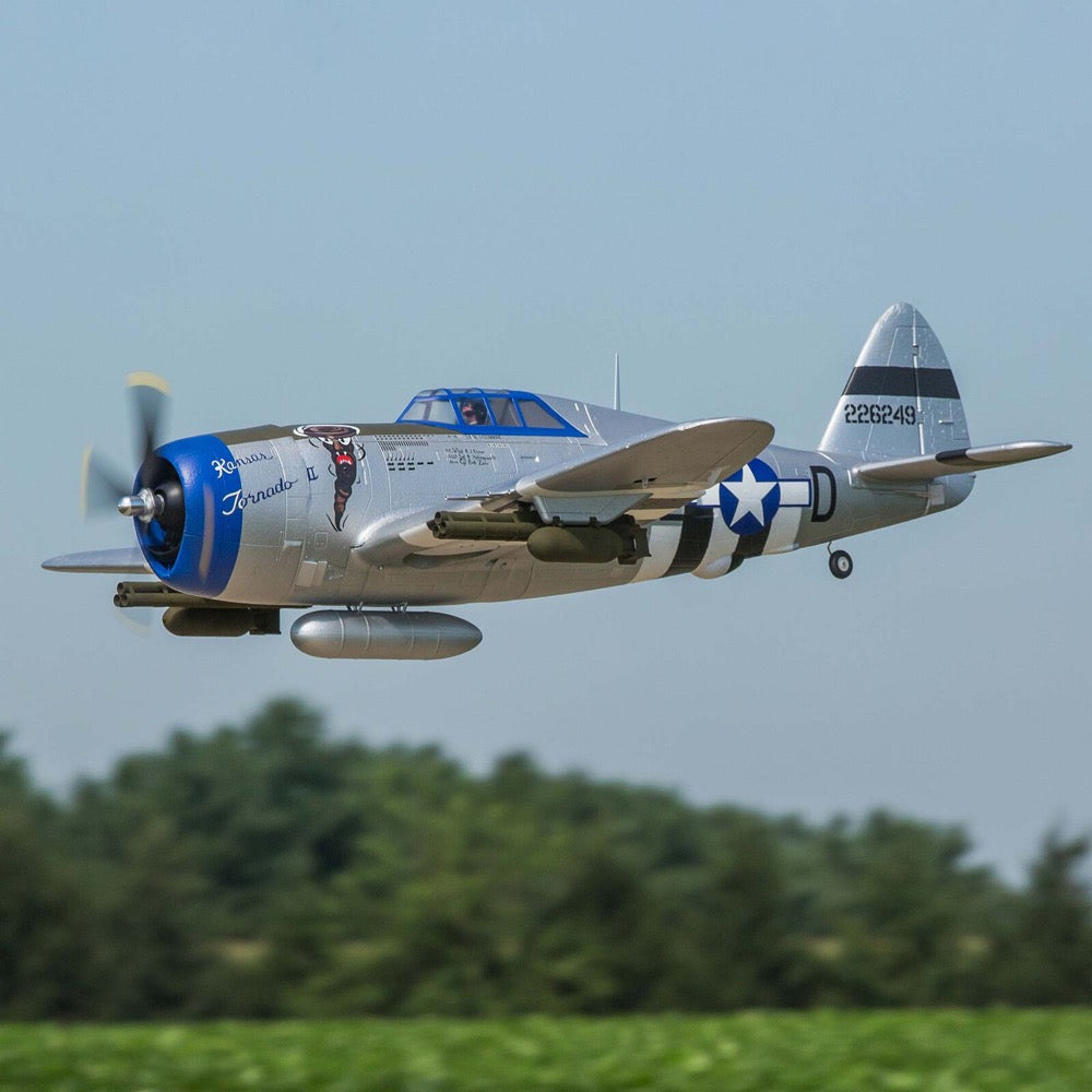 E-Flite P-47 Razorback 1.2m with Smart Technology BNF Basic EFL08450