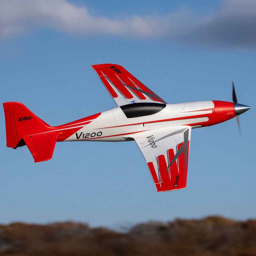 E-Flite V1200 1.2m RC Plane BNF Basic Version 2 EFL120050