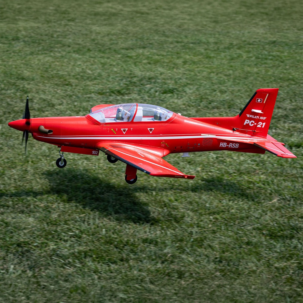 E-Flite Pilatus PC-21 1.3m BNF Basic RC Plane with AS3X+ and SAFE Select