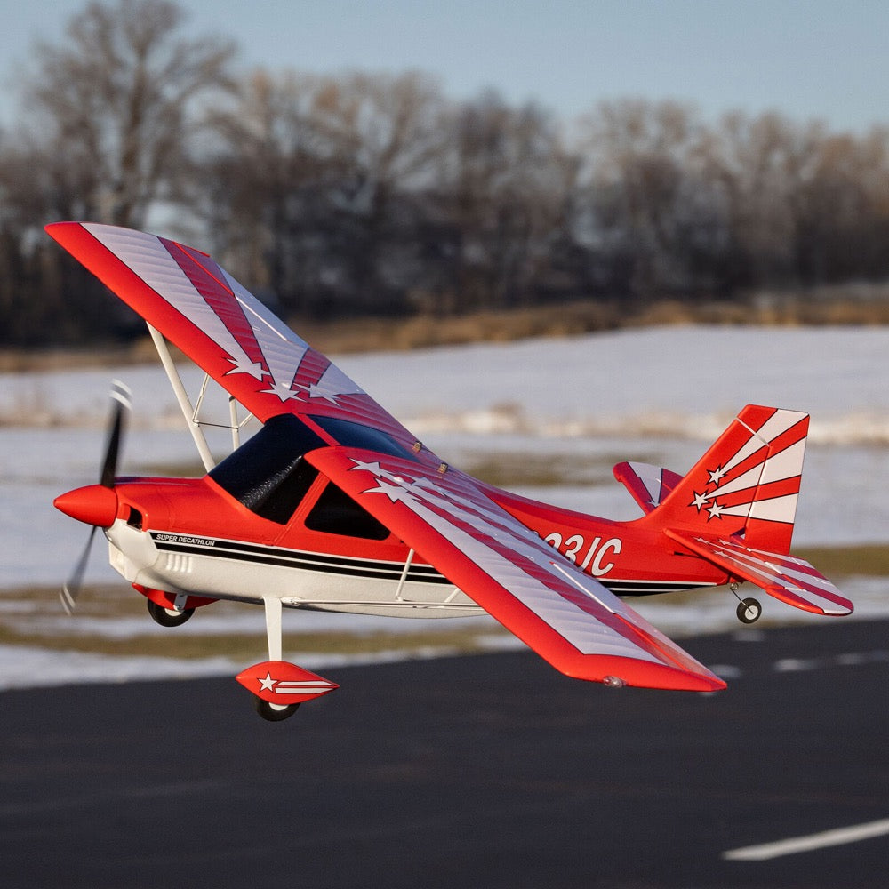 E-Flite Super Decathlon 1.2m RC Plane (BNF Basic)