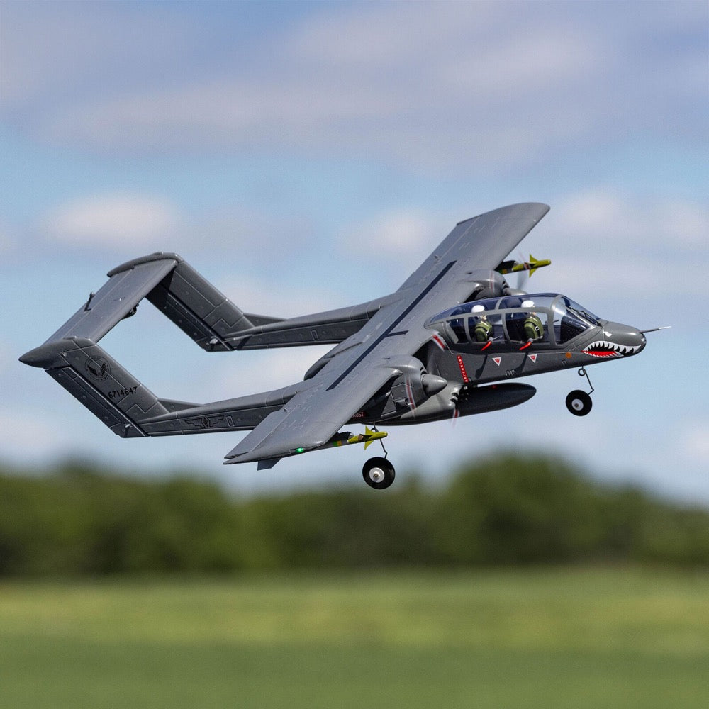 E-Flite Micro OV-10 Bronco 645mm BNF Basic with AS3X and SAFE Select