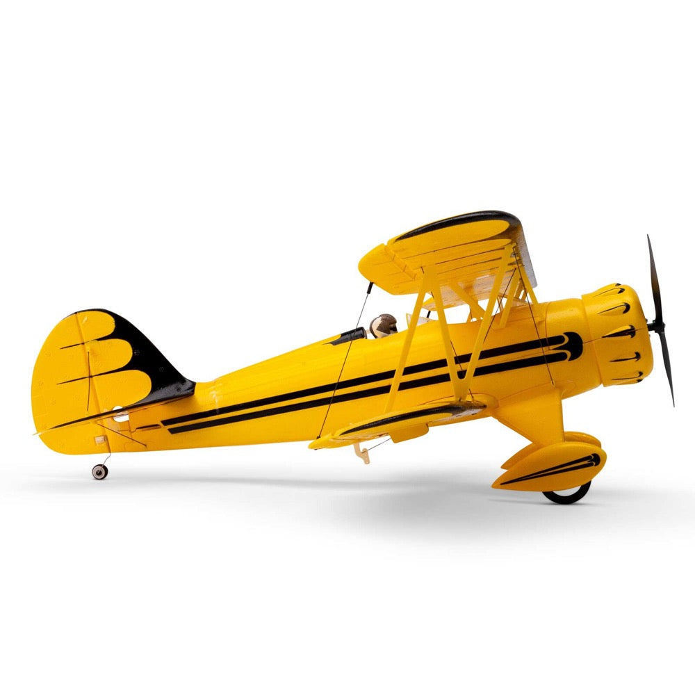 E-Flite UMX WACO RC Plane BNF Basic with AS3X and SAFE Select Yellow EFLU53550