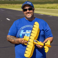 E-Flite UMX WACO RC Plane BNF Basic with AS3X and SAFE Select Yellow EFLU53550