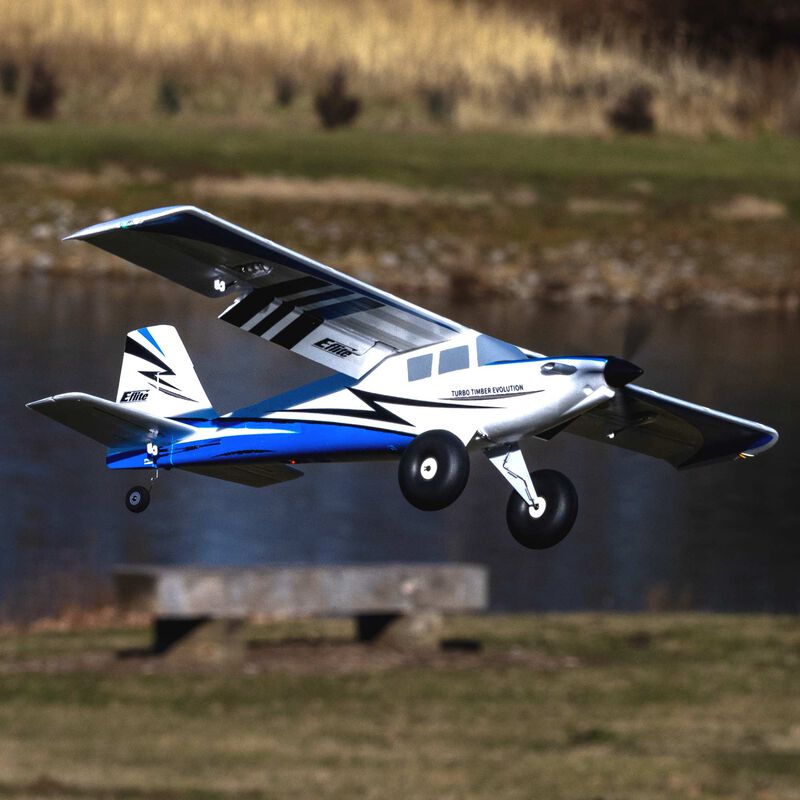 E-Flite UMX Turbo Timber Evolution RC Plane (BNF Basic) EFLU8950