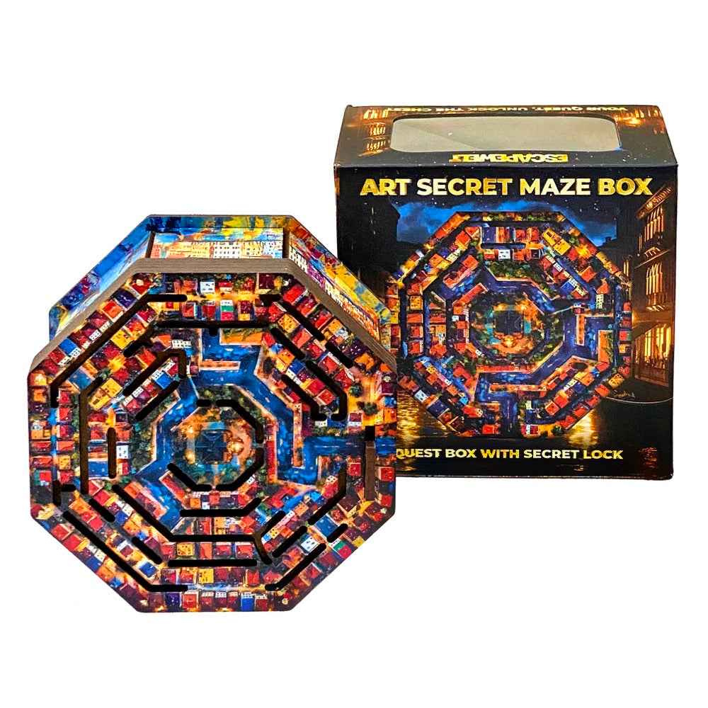 Escape Welt Assembled Art Secret Maze Box