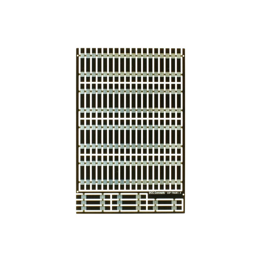 DCC Concepts ESP-TRACK1.0 Pre-Etched Sleepers 1.0mm (4mm scale) - Straight Track