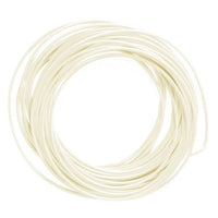ESU 51940 Super Thin Cable 0.5mm Diameter AWG36 10M Bundle White Colour