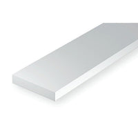 Evergreen 00119 Styrene Strips 0.015 x 0.250 x 14in / 0.38mm x 6.4mm x 36cm - 10