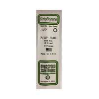 Evergreen 00227 Styrene Tube 0.219 x 14in / 5.6mm x 36cm - 3