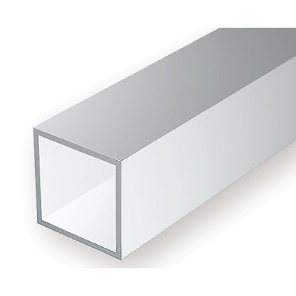 Evergreen 00254 Styrene Square Tube 0.250 x 14in / 6.4mm x 36cm 2pc
