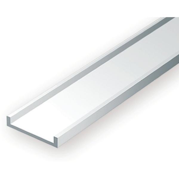 Evergreen 00262 Styrene Channel .080in/2.0mm 14in/35cm - 4