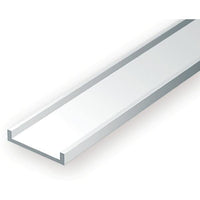 Evergreen 00262 Styrene Channel .080in/2.0mm 14in/35cm - 4