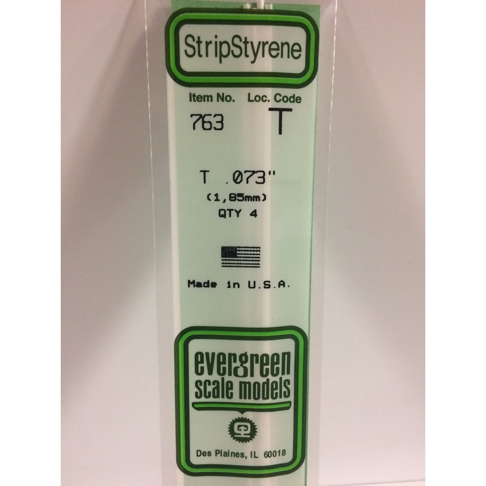 Evergreen T Profile 0.073 x 0.073 x 14in 0.024 Thick (4)