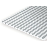 Evergreen 02025 Styrene V-Groove 0.025 x 6 x 12in / 0.64mm x 15cm x 30cm - 1