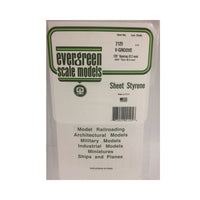 Evergreen 02125 Styrene V-Groove 0.125 x 6 x 12in / 3.2mm x 15cm x 30cm - 1