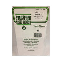 Evergreen 04515 Styrene Sidewalk 0.188 x 6 x 12in / 4.8mm x 15cm x 30cm - 1