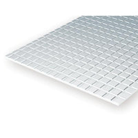 Evergreen 04517 Styrene Sidewalk 0.375 x 6 x 12in / 9.5mm x 15cm x 30cm - 1