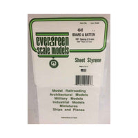 Evergreen 04543 Board and Batten Spacing .100inx6x12L