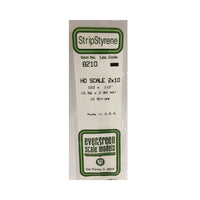 Evergreen 08210 Styrene Strip 0.022 x 0.122 x 14