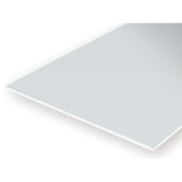 Evergreen 09020 Styrene White Sheets 0.020 x 6 x 12in / 0.51mm x 15cm x 30cm 3pc - Metro Hobbies