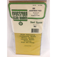 Evergreen Transparent Sheet Assortment 0.010 x 6 x 12in (5)