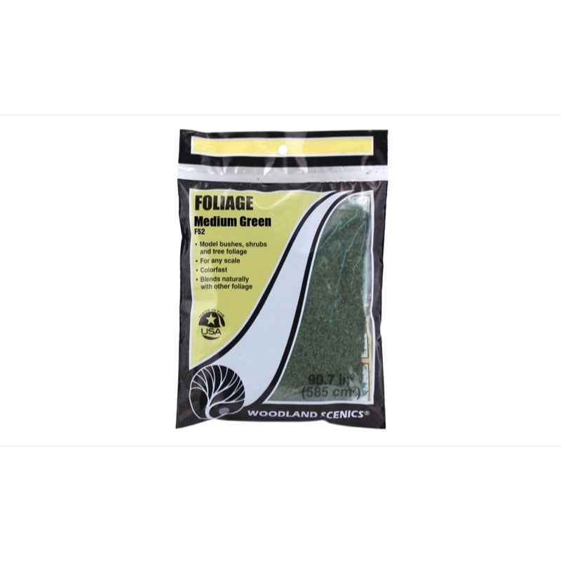 Woodland Scenics F52 Medium Green Foliage