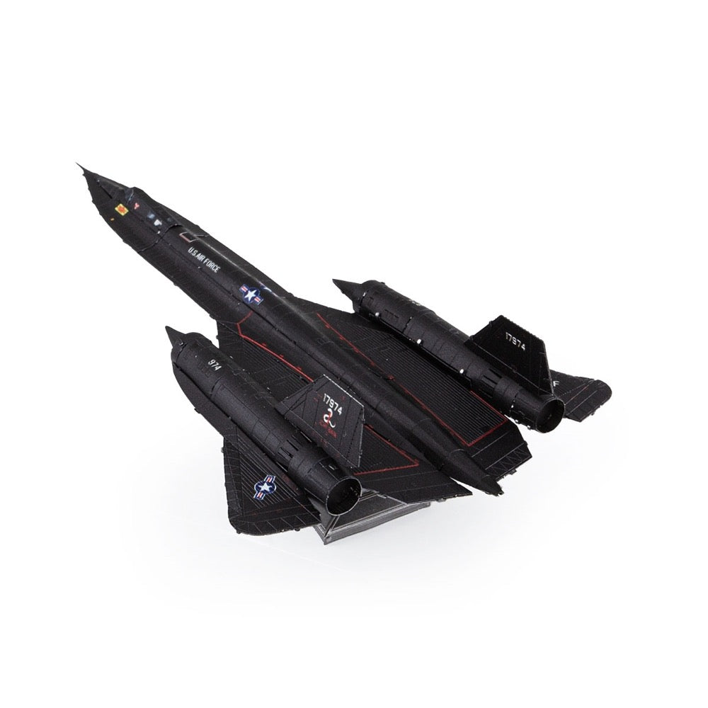 Metal Earth FCMM-SR71BC SR71 Blackbird - Coloured Version