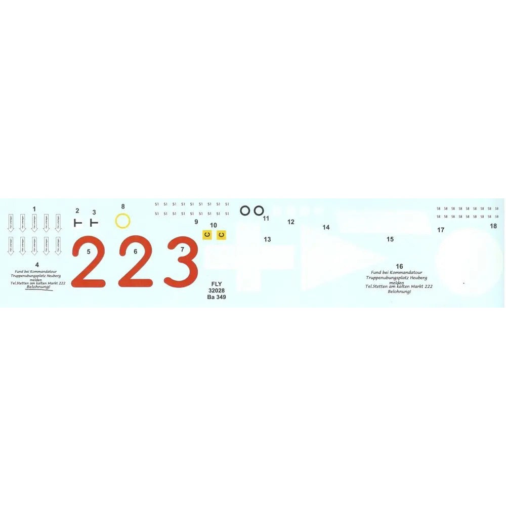 Fly Models 1/32 Bachem Ba 349 A/V Natter