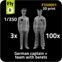 Fly Models 1/350 German Crew 3 Captains and 100 Sailors