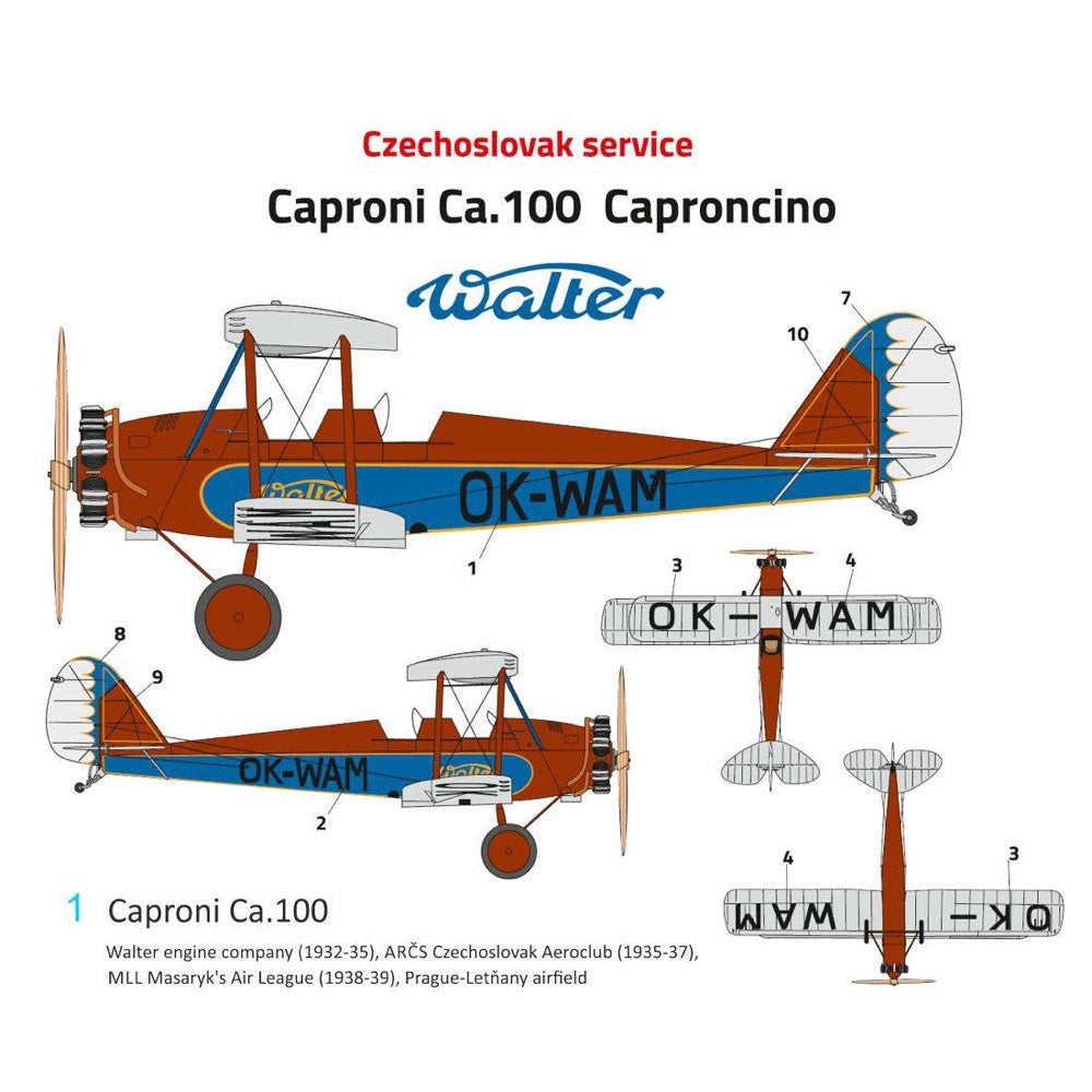 Fly Models 1/72 Caproni Ca.100 Caproncino