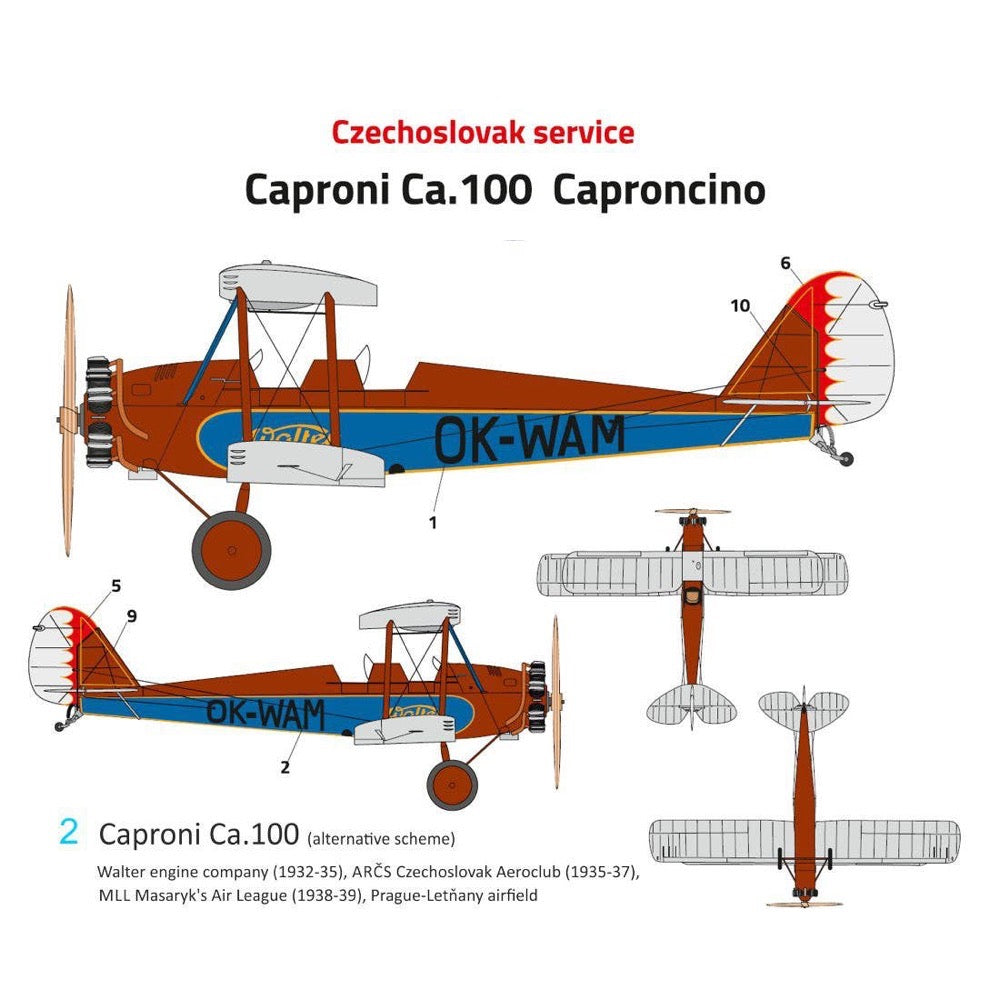Fly Models 1/72 Caproni Ca.100 Caproncino