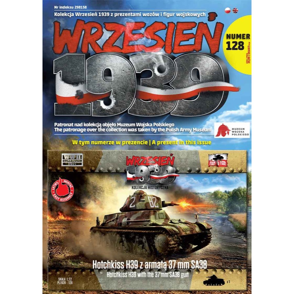 First to Fight 1/72 Hotchkiss H39 With The 37mm SA38