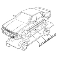 Fujimi 1/24 Cresta GX71 (High Society Car Version) Model Kit