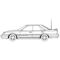 Fujimi 1/24 7th Skyline 4door H.T GTS High Society Car Version HC-14 Plastic Model Kit