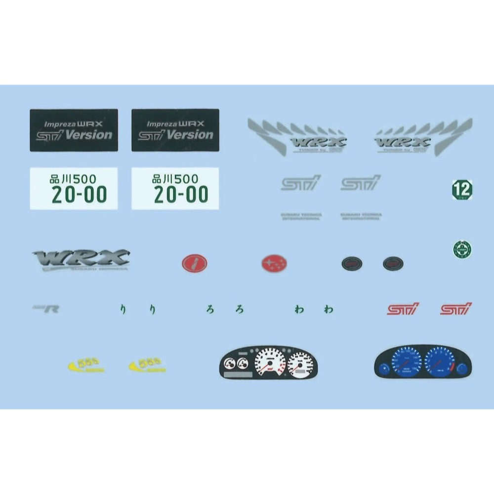 Fujimi 1/24 Subaru Impreza STi Version VI (w/GT W Wing) Model Kit