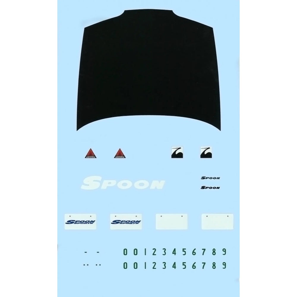 Fujimi 1/24 Spoon Integra Type R (DC2) (w/GT W Wing) Model Kit