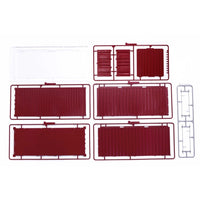 Fujimi 1/24 20ft Container (Maroon) Model Kit