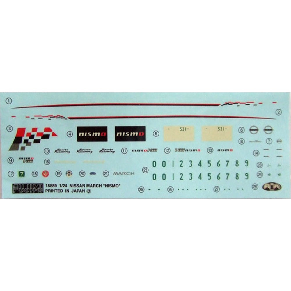 Fujimi 18889 1/24 Nissan March NISMO S-tune (ID-123)