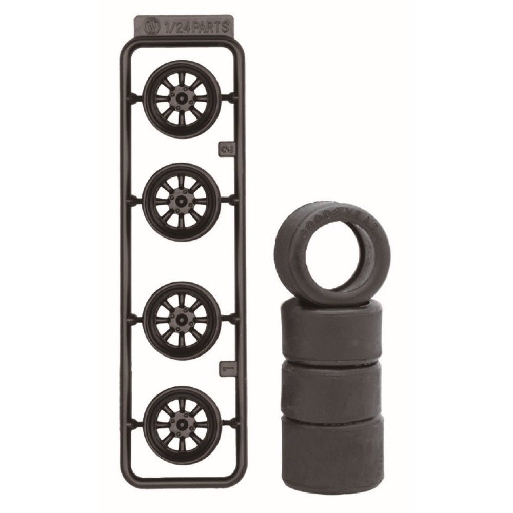Fujimi 1/24 Reacing 8-Spoke Wheel 15 Inch For Model Kit