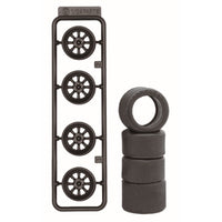 Fujimi 1/24 Reacing 8-Spoke Wheel 15 Inch For Model Kit