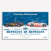 Authentic Collectables Ford Racing Back-2-Back Bathurst 1000 Winners Limited Edition Large Format Collectors Print