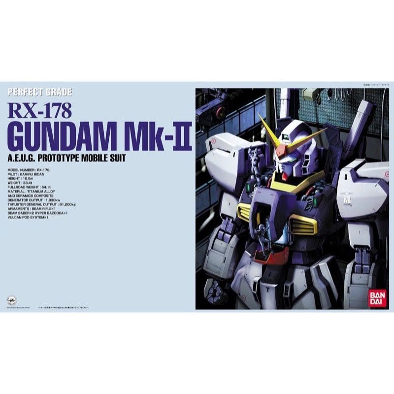 Bandai 5064872 PG 1/60 RX-178 Gundam Mk-II AEUG Zeta Gundam |  Hobbies Online