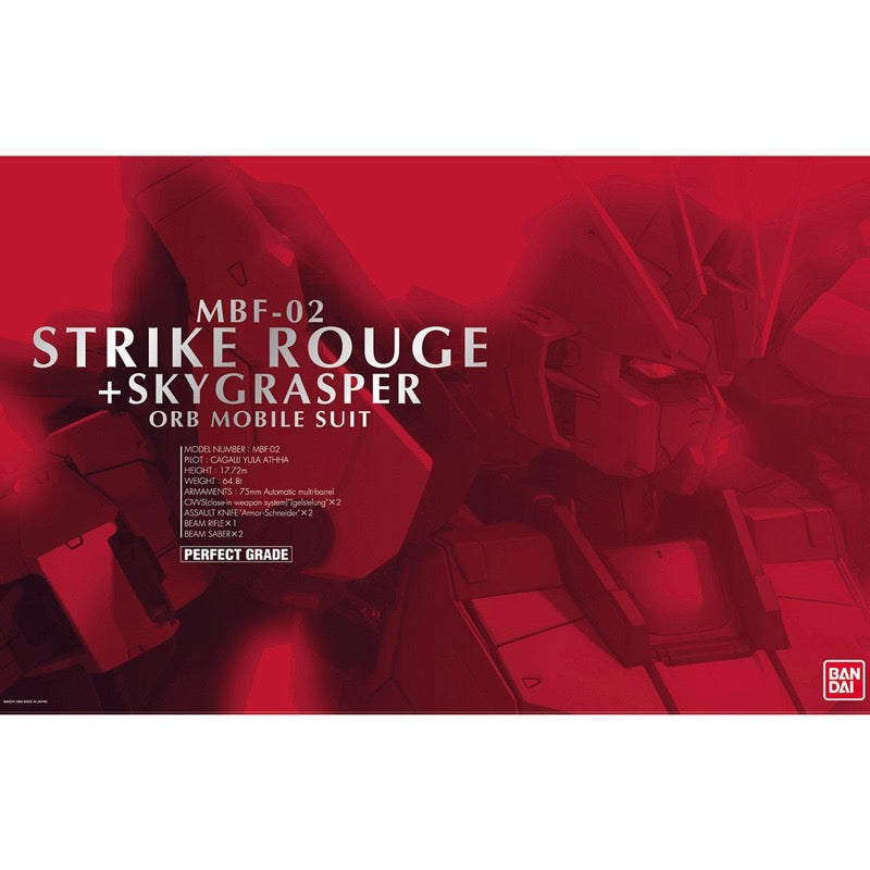 Bandai 5064234 PG 1/60 Strike Rouge And Skygrasper Gundam Seed |  Hobbies Online