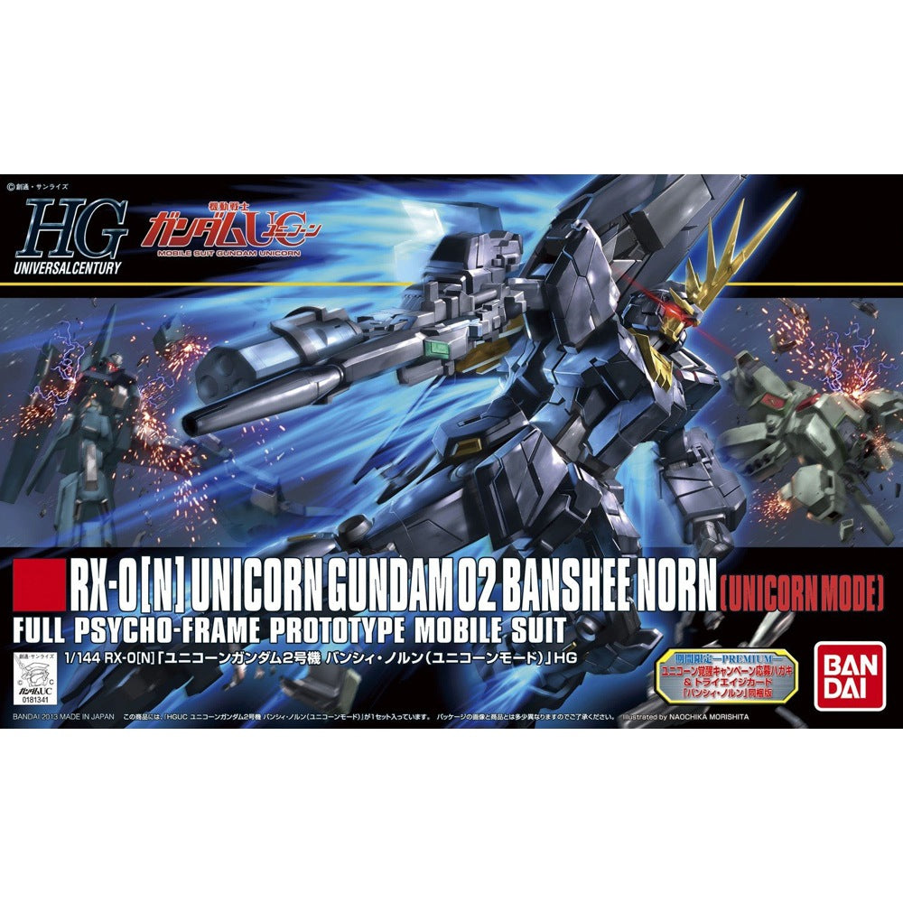 Bandai 5055883 HGUC 1/144 Unicorn Gundam 2 Banshee Norn Unicorn Mode |  Hobbies Online
